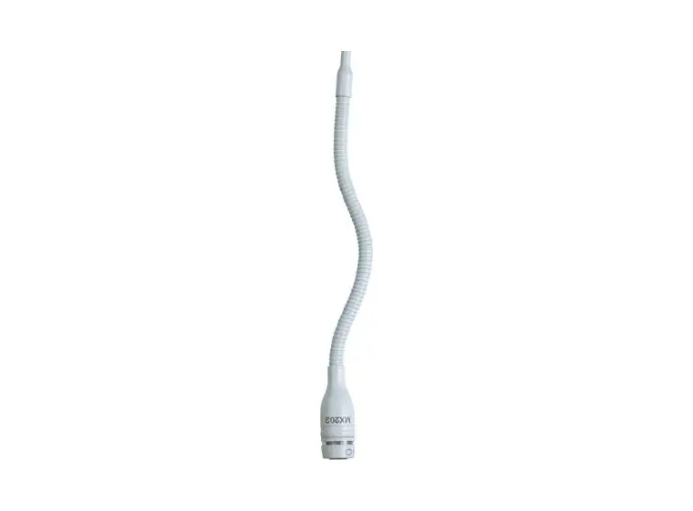 Shure MX202WC dropmikrofon, hvit, kondensator, kardioide 